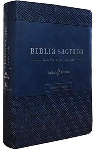 Bíblia NVI Couro Soft Azul Letra Grande: Espaço para Anotações e Leitura Perfeita - imagem 2