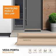 Veda Porta Rolinho Couro Sintético 80cm Preto: Isolamento Térmico, Acústico e Proteção Total - Comfort Door - imagem 4