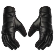 Luva de Couro Premium para Motoqueiro: Proteção Térmica Contra Frio Intenso - imagem 1