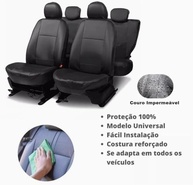 Capa de Banco de Couro Universal Premium para Fiat Palio, Uno, Siena, Argo e Punto - Proteção e Estilo! - imagem 3