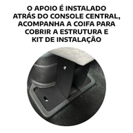 Apoio de Braço Premium Courvin Preto para Renault Kwid - Conforto e Estilo em Todos os Modelos - imagem 5
