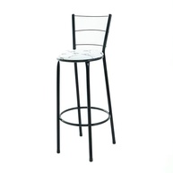 Kit 2 Banquetas Altas 70cm com Assento em Junco - Design Moderno para Cozinha e Balcão - imagem 3