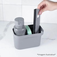 Rodinho de Pia Preto Compacto em Silicone - Limpeza Eficiente e Sem Riscos para Cozinha e Bancada - imagem 5