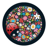Capa de Estepe Comix Joaninha: Proteção e Estilo para seu Honda CR-V, Fiat Doblò e mais! - imagem 1