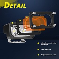 YCHOW-TECH Cápsulas de LED Âmbar CREE 7.6cm - Iluminação Off-Road Potente e Segura - imagem 4