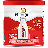 Piracanjuba Integral Instantâneo 380g: Leite Cremoso e Prático - imagem 1