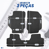 Jogo de Tapetes Automotivos Emborrachados Premium para Hyundai Creta 2017-2021 | Proteção Total e Estilo - imagem 3