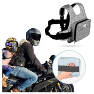 Colete Cinto de Segurança Infantil para Moto - Segurança e Conforto para Crianças (Cinza) - imagem 4