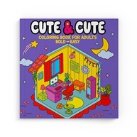 Livro de Colorir Cute & Cute para Adultos: Relaxamento e Criatividade com Desenhos Fofos e Fáceis - imagem 4