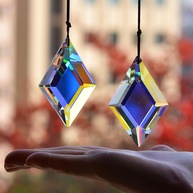 Prismas Apanhadores de Sol de Cristal Geométrico - Decoração com Arco-Íris para Janelas e Ambientes - imagem 1
