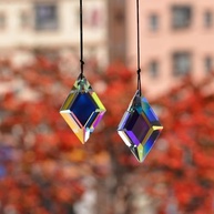 Prismas Apanhadores de Sol de Cristal Geométrico - Decoração com Arco-Íris para Janelas e Ambientes - imagem 4