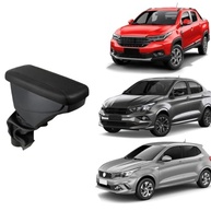 Apoio de Braço Courvin Preto com Porta-Objetos para Fiat Argo, Cronos e Strada - imagem 3