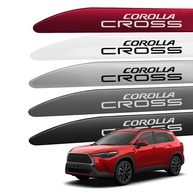Friso Lateral Facão Corolla Cross 2021-2025 Pintado Cinza Granito ABS - Design Exclusivo - imagem 1
