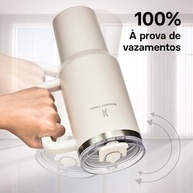 Romantic Crown Copo Térmico 1,18L com Canudo e Alça - Aço Inox 304, Isolamento Duplo, Ideal para Viagens e Fitness (Rosa Claro) - imagem 5