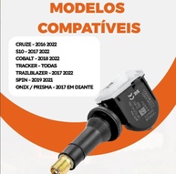 Sensor Pressão Pneu TPMS para Chevrolet Cruze, Malibu, Silverado, Impala e Lacrosse - Pratiarejo® - imagem 5