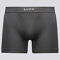 Cueca Boxer Lupo Micromodal Sem Costura Cinza: Conforto Supremo para o Dia a Dia - imagem 1