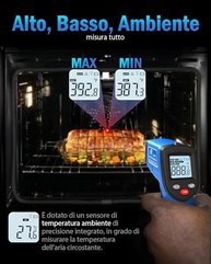 Termômetro Infravermelho Digital - Precisão Profissional para Culinária, Fornos e Mais! - imagem 5
