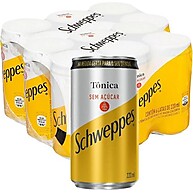 Schweppes Tônica Zero Açúcar 6x220ml: Refrescância Sem Culpa! - imagem 1