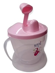 Copo de Treinamento Educativo Sonne com 2 Alças - 240ml Rosa | Transição Segura da Mamadeira - imagem 2