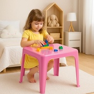 Mesinha Rosa Infantil Injeplastec 1700 - Estilo e Conforto para o Espaço da Criança - imagem 2