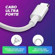 Cabo USB Tipo-C Turbo: Carregamento Ultra-Rápido e Dados Seguros | Android e iOS - imagem 4