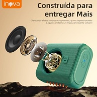 Caixa de Som Portátil INAVA Go-5 3ª Geração: Som Imersivo, 15h Bateria e IP67 à Prova d'Água - imagem 5
