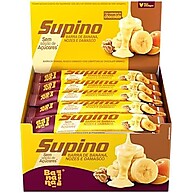 Barra Supino Zero Banana Brasil: Chocolate Branco, Nozes e Damasco (20x24g) - imagem 4