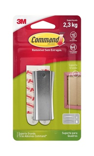 Command 3M Suporte para Quadros Adesivo Removível sem Danos - Grande - imagem 1