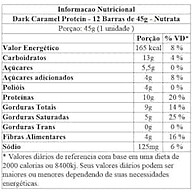 Nutrata Protein Dark Caramel: 12x45g Delícia Proteica - imagem 2