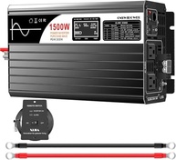 Inversor Onda Senoidal Pura Xijia 1500W (3000W Pico) DC 12V para AC 120V 60Hz com Tela LCD - Energia Solar e Uso Veicular - imagem 2
