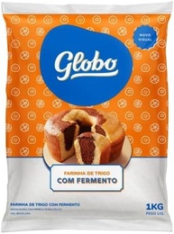 Farinha De Trigo Com Fermento Globo 1 Kg - imagem 2