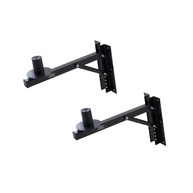 Suporte de Parede Premium para Caixas de Som: 2 Unidades, Aço Resistente (35kg), Ajustável e Elegante Preto - imagem 1