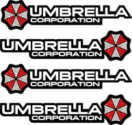 Adesivos Umbrella Corporation 3D para Maçaneta de Carro - Proteção e Estilo Biohazard - imagem 1