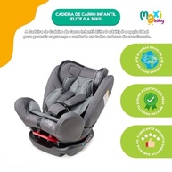 Cadeira de Carro Maxi Baby Elite 4 em 1: Segurança e Conforto de 0 a 36Kg (Cinza Titânio) - imagem 5