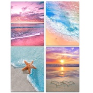 Muzagroo Art - Pacote com 4 Kits de Pintura de Diamante 5D para Adultos - Artesanato DIY com Tela 30x40cm - imagem 1