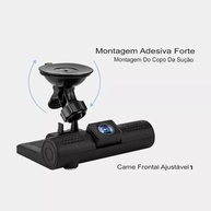 Câmera Automotiva Full HD com Câmera de Ré e Tela LCD 4" | Visão Noturna Premium - imagem 3