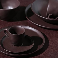 Conjunto com 6 Pratos de Sobremesa Bio Stoneware Oak 21,5cm - Porto Brasil | Design Artesanal e Resistente - imagem 3