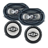 Kit Som Automotivo Leson: 2 Pares de Alto Falantes 6" e 6x9" Bobina Simples - Potência e Qualidade Sonora - imagem 3