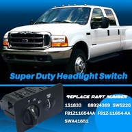 Interruptor de Farol 1S1833 para Ford F-250/F-350/F-450/F-550 Super Duty (99-00) e F-650/F-750 (00-05) - imagem 3