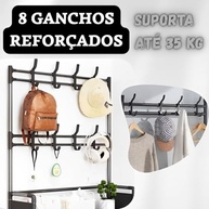 Sapateira Organizadora 4 Prateleiras 60cm com 8 Cabideiros - Armazena até 12 Pares de Sapatos - imagem 5