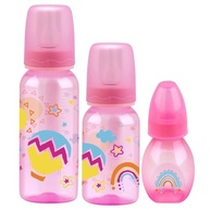 Kit Mamadeira Petita Acinturada 240/140/60ml com Bicos de PVC - Rosa - imagem 3