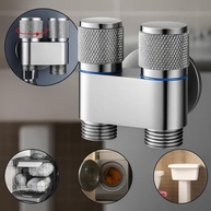 Válvula Dupla de Registro Inox Premium para Torneira e Banheiro - Controle Total, Design Moderno, Instalação Fácil - imagem 5