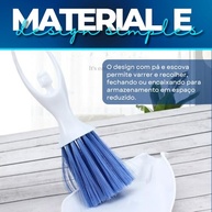 Mini Vassoura de Mão com Pá - Kit de Limpeza Portátil para Carro, Pet e Casa - imagem 4