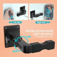 Suporte de Parede Ajustável para Aspiradores Shark e Dyson - Compatível com Vários Modelos - imagem 5