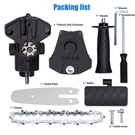 Converta Sua Furadeira em Motosserra Elétrica: Kit de Modificação ERYUE 4" - Potencialize Suas Ferramentas! - imagem 3