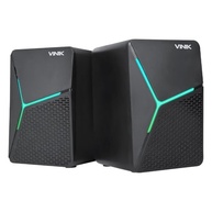 Caixa de Som Gamer Vinik Star 6W 2.0 LED Rainbow: Imersão e Estilo para Seu Setup! - imagem 2