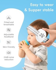 NECTAR BABY - Protetores Auriculares com Cancelamento de Ruído para Bebês até 36 Meses | Proteção Auditiva Confortável e Segura para Viagens - imagem 5