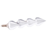 Kit 4 Tampas Cromadas Spike para Placa de Carro - United Pacific 10878 - imagem 5