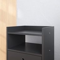 Conjunto Mesa de Cabeceira Retro com 2 Gavetas - Design Moderno e Funcional para seu Quarto - imagem 5