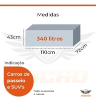 Kit Bagageiro Dobrável Maori Extreme + Cinta de Amarração: Aventura e Segurança para Sua Viagem - imagem 4